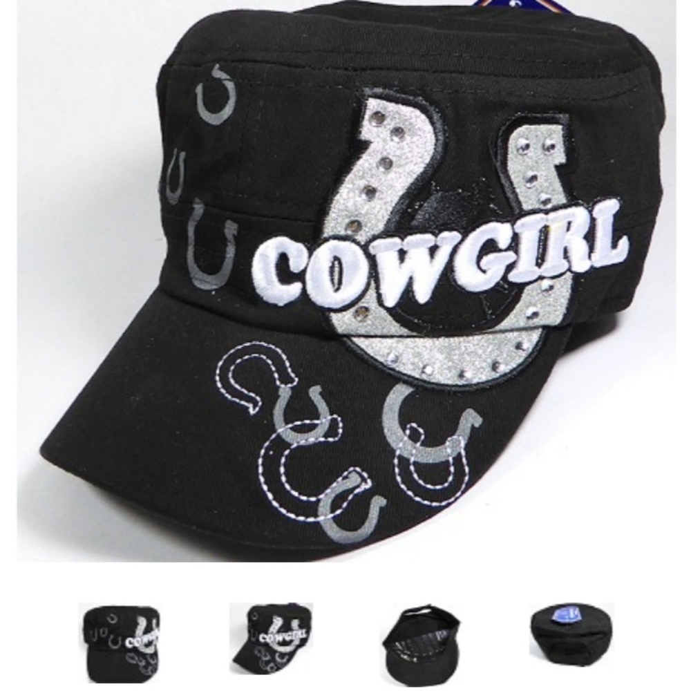 Rhinestone cadet hat- Cowgirl